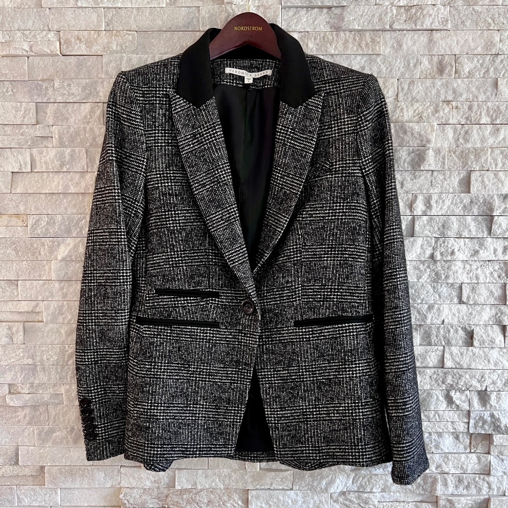 Veronica Beard Black & White Hudson Dickey Jacket - like new